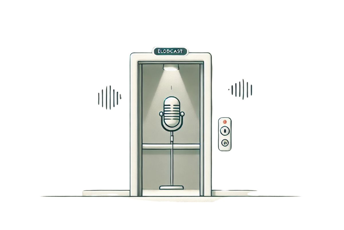 Podcast elevator pitch